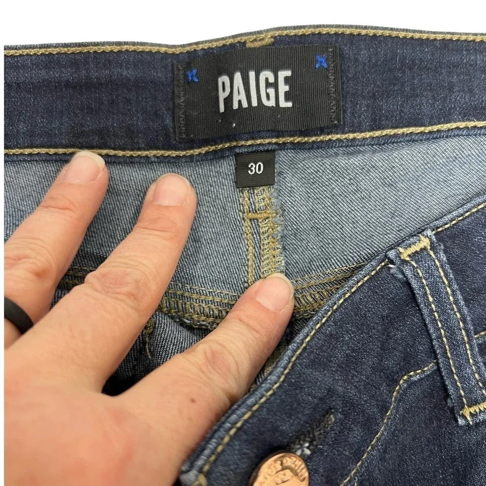 PAIGE JEANS VERDUGO ULTRA SKINNY JEANS TRANSCEND VINTAGE Dark Wash Size 10/30